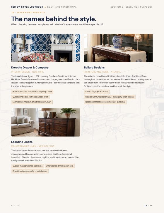 Page 29 of SOUTHERN TRADITIONAL STYLE LOOKBOOK