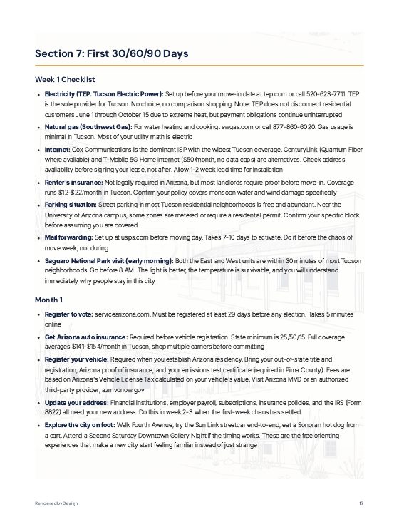 Page 17 of MOVING TO TUCSON GUIDE