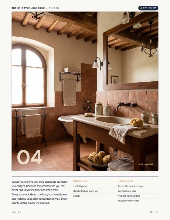 Page 20 of TUSCAN STYLE LOOKBOOK