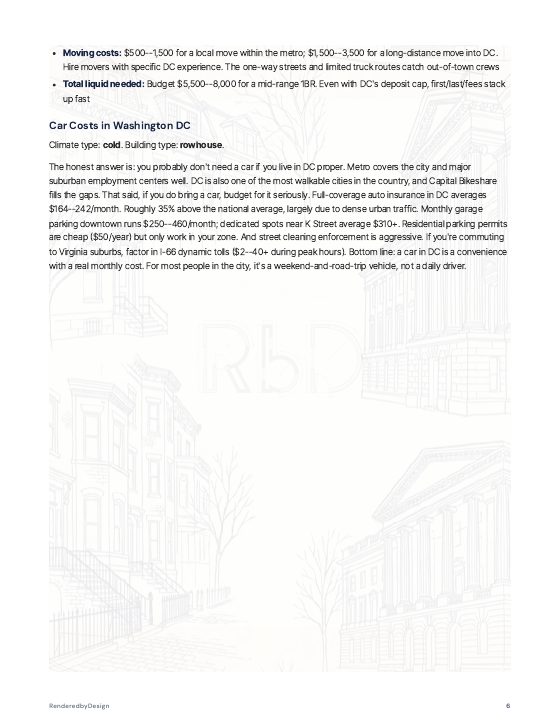 Page 6 of MOVING TO WASHINGTON DC GUIDE